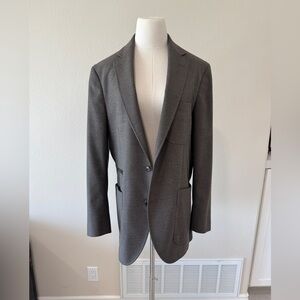 Hart Schaffner Marx Men’s Unstructured Sport Coat, Dark Brown, LARGE